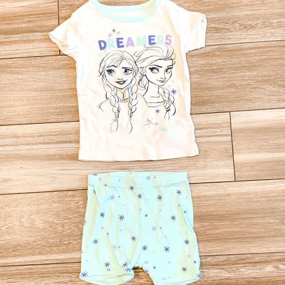 Gap + Disney Frozen Summer PJs Size 2Y